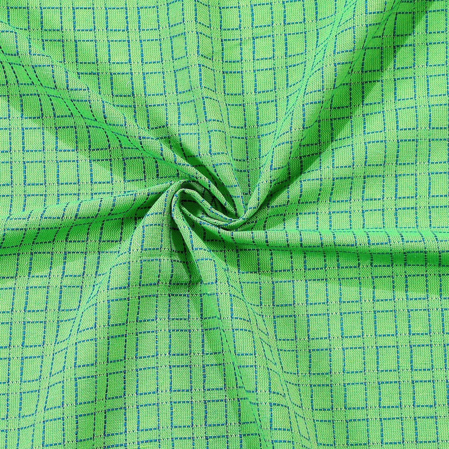Handloom Cotton Green Box Pillow Covers (Set of 2)