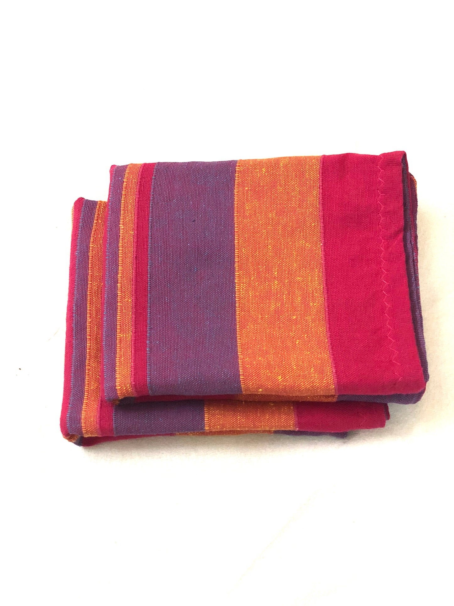Handloom Cotton Pink Striped Pillow Covers (Set of 2)